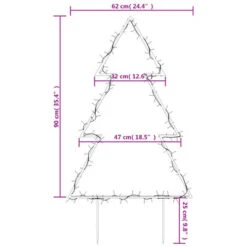 VidaXL Christmas Light Decoration With Spikes Tree 115 LEDs 90 Cm 21 VidaXL Christmas Light Decoration With Spikes Tree 115 LEDs 90 Cm -VIDAXL DECOR SHOP image 10 357718
