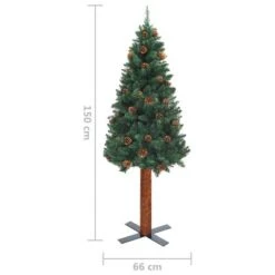 VidaXL Slim Christmas Tree With LEDs&Ball Set Green 150 Cm 33 VidaXL Slim Christmas Tree With LEDs&Ball Set Green 150 Cm -VIDAXL DECOR SHOP image 13 3077812