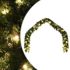 VidaXL Christmas Garland With LED Lights 20 M