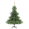 VidaXL Nordmann Fir Artificial Christmas Tree LED&Ball Set Green 210cm -VIDAXL DECOR SHOP image 1 3077647