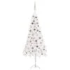 VidaXL Corner Artificial Christmas Tree LEDs&Ball Set White 180 Cm PVC 1 VidaXL Corner Artificial Christmas Tree LEDs&Ball Set White 180 Cm PVC -VIDAXL DECOR SHOP image 1 3077959