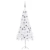 VidaXL Corner Artificial Christmas Tree LEDs&Ball Set White 180 Cm PVC -VIDAXL DECOR SHOP image 1 3077969 1
