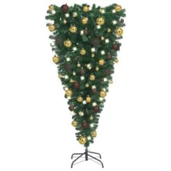 VidaXL Upside-down Artificial Christmas Tree With LEDs&Ball Set 120 Cm -VIDAXL DECOR SHOP image 1 3078014