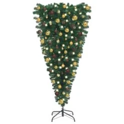 VidaXL Upside-down Artificial Christmas Tree With LEDs&Ball Set 180 Cm -VIDAXL DECOR SHOP image 1 3078016