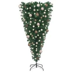 VidaXL Upside-down Artificial Christmas Tree With LEDs&Ball Set 120 Cm -VIDAXL DECOR SHOP image 1 3078055