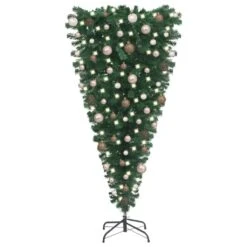 VidaXL Upside-down Artificial Christmas Tree With LEDs&Ball Set 180 Cm -VIDAXL DECOR SHOP image 1 3078057