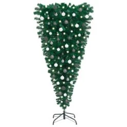VidaXL Upside-down Artificial Christmas Tree With LEDs&Ball Set 120 Cm -VIDAXL DECOR SHOP image 1 3078096 1