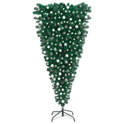 VidaXL Upside-down Artificial Christmas Tree With LEDs&Ball Set 210 Cm -VIDAXL DECOR SHOP image 1 3078099