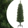 VidaXL Slim Artificial Christmas Tree With Stand Green 150 Cm PVC -VIDAXL DECOR SHOP image 1 320949