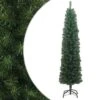 VidaXL Slim Artificial Christmas Tree With Stand Green 240 Cm PVC -VIDAXL DECOR SHOP image 1 320952
