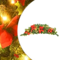 VidaXL Christmas Arch With LED Lights Black 90 Cm PVC 20 VidaXL Christmas Arch With LED Lights Black 90 Cm PVC -VIDAXL DECOR SHOP image 1 320980 1