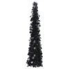 VidaXL Pop-up Artificial Christmas Tree Black 120 Cm PET -VIDAXL DECOR SHOP image 1 320985 3
