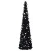 VidaXL Pop-up Artificial Christmas Tree Black 150 Cm PET -VIDAXL DECOR SHOP image 1 320986 3