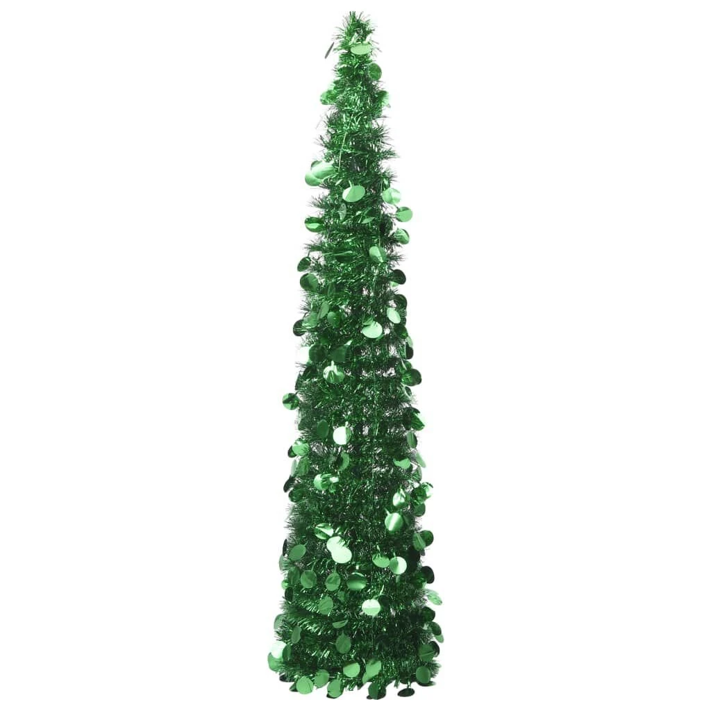 VidaXL Pop-up Artificial Christmas Tree Black 150 Cm PET 10 VidaXL Pop-up Artificial Christmas Tree Black 150 Cm PET - Image 8