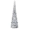 VidaXL Pop-up Artificial Christmas Tree Silver 150 Cm PET -VIDAXL DECOR SHOP image 1 320992 1