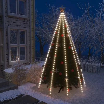VidaXL Christmas Tree Net Lights With 400 LEDs Cold White 400 Cm 4 VidaXL Christmas Tree Net Lights With 400 LEDs Cold White 400 Cm - Image 2