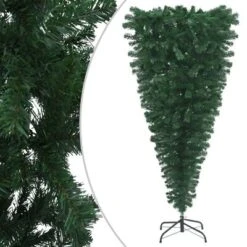 VidaXL Upside-down Artificial Christmas Tree With Stand Green 150 Cm