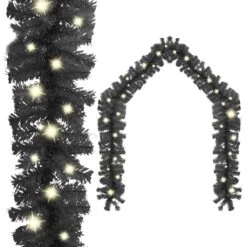 VidaXL Christmas Garland With LED Lights 10 M Silver 24 VidaXL Christmas Garland With LED Lights 10 M Silver -VIDAXL DECOR SHOP image 1 329190 5