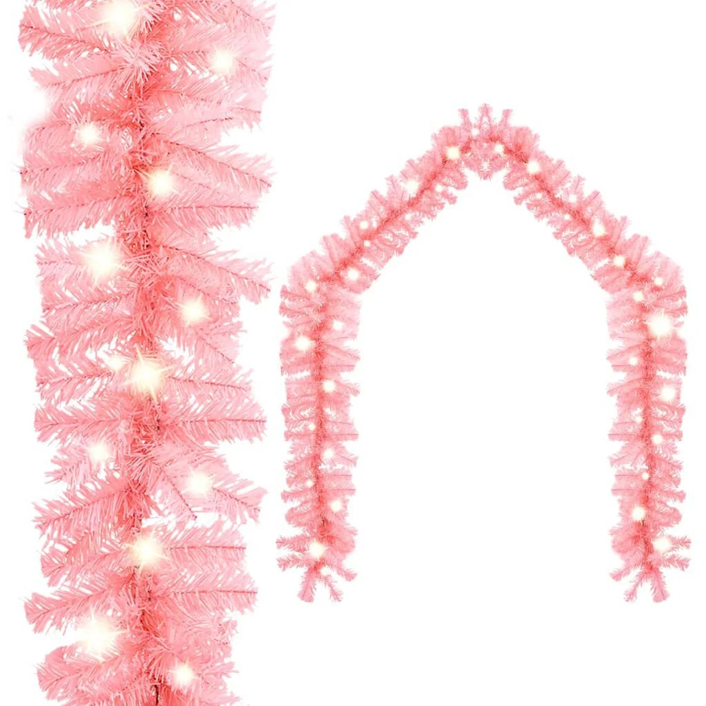 VidaXL Christmas Garland With LED Lights 5 M Red 13 VidaXL Christmas Garland With LED Lights 5 M Red - Image 11