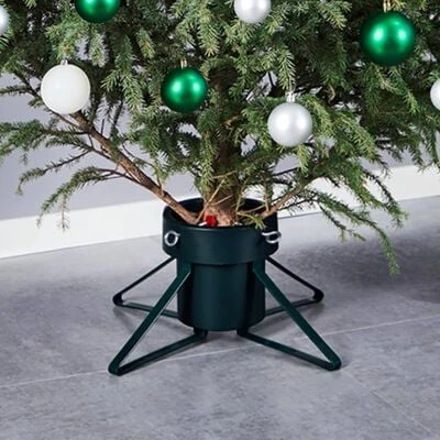 VidaXL Christmas Tree Stand Black 46x46x19 Cm 4 VidaXL Christmas Tree Stand Black 46x46x19 Cm - Image 2