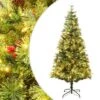 VidaXL Christmas Tree With LEDs&Pine Cones Green 150 Cm PVC&PE -VIDAXL DECOR SHOP image 1 344288