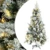 VidaXL Christmas Tree With Flocked Snow&LEDs&Cones 225 Cm PVC&PE -VIDAXL DECOR SHOP image 1 344294