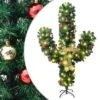 VidaXL Christmas Cactus With Stand And LED Green 150 Cm PVC -VIDAXL DECOR SHOP image 1 344655