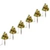 VidaXL Christmas Pathway Trees 6 Pcs With Warm White LEDs 45 Cm PVC -VIDAXL DECOR SHOP image 1 344658 1
