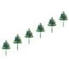 VidaXL Christmas Pathway Trees 6 Pcs With Multicolour LEDs 45 Cm PVC -VIDAXL DECOR SHOP image 1 344659