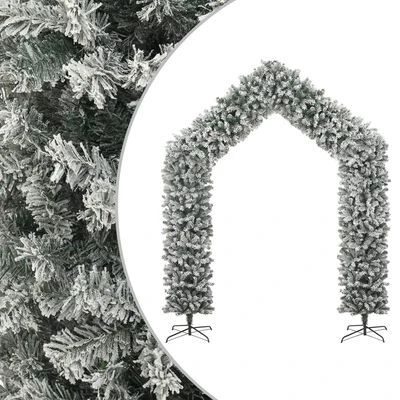VidaXL Christmas Tree Arch With Flocked Snow 270 Cm 3 VidaXL Christmas Tree Arch With Flocked Snow 270 Cm