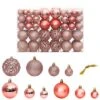 VidaXL Christmas Baubles 100 Pcs Pink And Rose 3 / 4 / 6 Cm -VIDAXL DECOR SHOP image 1 356102