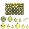 VidaXL Christmas Baubles 100 Pcs Light Green 3 / 4 / 6 Cm -VIDAXL DECOR SHOP image 1 356103