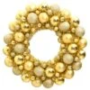 VidaXL Christmas Wreath Gold 45 Cm Polystyrene -VIDAXL DECOR SHOP image 1 356120