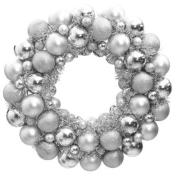 VidaXL Christmas Wreath White 45 Cm Polystyrene -VIDAXL DECOR SHOP image 1 356122 6