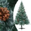 VidaXL Frosted Christmas Tree With Pinecones 150 Cm -VIDAXL DECOR SHOP image 1 60177