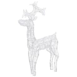 VidaXL Reindeer Christmas Decoration 90 LEDs 60x16x100 Cm Acrylic -VIDAXL DECOR SHOP image 2 289961