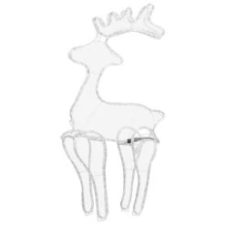 VidaXL Reindeer Christmas Decoration With Mesh 306 LEDs 60x24x89cm
