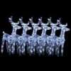 VidaXL Christmas Reindeers 6 Pcs Cold White 240 LEDs Acrylic