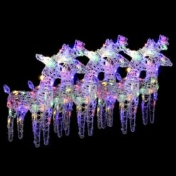VidaXL Christmas Reindeers 6 Pcs Blue 240 LEDs Acrylic -VIDAXL DECOR SHOP image 2 3154262 4