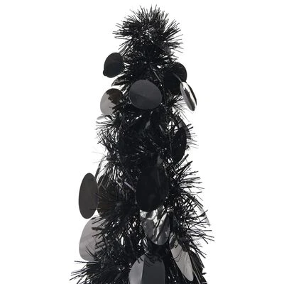 VidaXL Pop-up Artificial Christmas Tree Black 150 Cm PET 4 VidaXL Pop-up Artificial Christmas Tree Black 150 Cm PET - Image 2