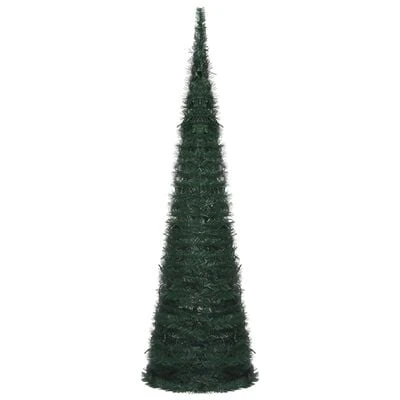 VidaXL Pop-up String Artificial Christmas Tree With LED Green 150 Cm 4 VidaXL Pop-up String Artificial Christmas Tree With LED Green 150 Cm - Image 2