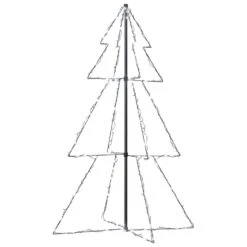VidaXL Christmas Cone Tree 200 LEDs Indoor And Outdoor 98x150 Cm 23 VidaXL Christmas Cone Tree 200 LEDs Indoor And Outdoor 98x150 Cm -VIDAXL DECOR SHOP image 2 328574