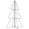 VidaXL Christmas Cone Tree 200 LEDs Indoor And Outdoor 98x150 Cm -VIDAXL DECOR SHOP image 2 328577