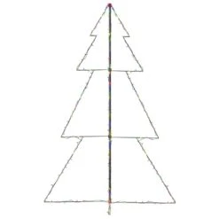 VidaXL Christmas Cone Tree 240 LEDs Indoor And Outdoor 118x180 Cm 25 VidaXL Christmas Cone Tree 240 LEDs Indoor And Outdoor 118x180 Cm -VIDAXL DECOR SHOP image 2 328585