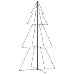 VidaXL Christmas Cone Tree 300 LEDs Indoor And Outdoor 120x220 Cm -VIDAXL DECOR SHOP image 2 328589