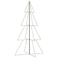 VidaXL Christmas Cone Tree 360 LEDs Indoor And Outdoor 143x250 Cm -VIDAXL DECOR SHOP image 2 328591 1