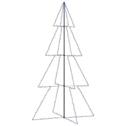 VidaXL Christmas Cone Tree 360 LEDs Indoor And Outdoor 143x250 Cm -VIDAXL DECOR SHOP image 2 328594 2
