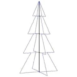 VidaXL Christmas Cone Tree 360 LEDs Indoor And Outdoor 143x250 Cm