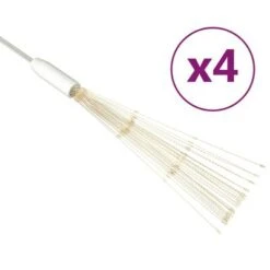 VidaXL Outdoor Christmas Firecrack Lights 4pcs Warm White 20cm 560 LEDs