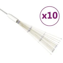 VidaXL Outdoor Christmas Firecrack Lights 10pcs Blue 20cm 1400 LEDs
